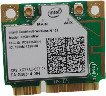Karta WiFi Intel Centrino Wireless-N135 135BNHMW
