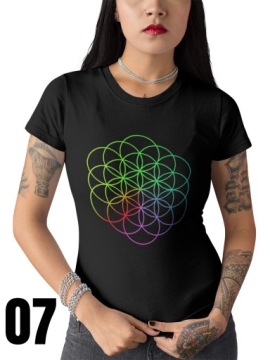 Женская футболка COLDPLAY 8 XXL DESIGNS