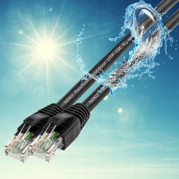 NEKU Патч-корд для улицы UTP кат.6 RJ45 UV CU 50м