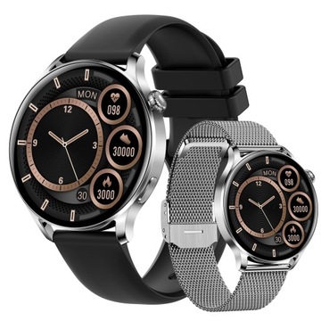 SMARTWATCH ZEGAREK ROZMOWY PULS 2 PASKI DAMSKI PL