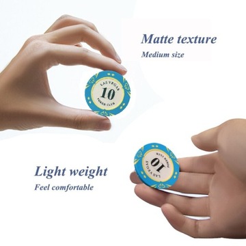 Стиль № 2 лота Las Vegas Clay Poker asino Custom Po