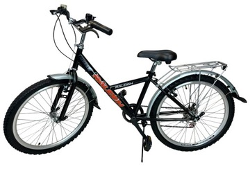 ROWER DZIECIĘCY RALEIGH 24'' CZARNY NA KOMUNIĘ SUPER CENA WYPRZEDAŻ