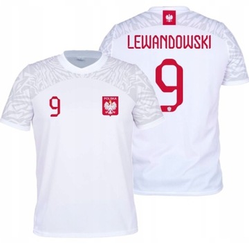 LEWANDOWSKI PL - sportowa koszulka piłkarska r.146