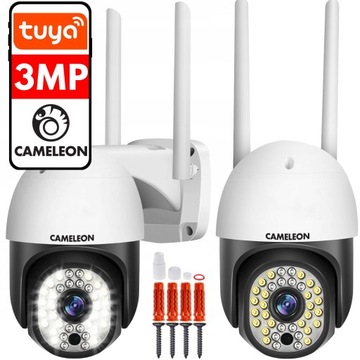KAMERA ZEWNĘTRZNA OBROTOWA WIFI IP 3MPX ZOOM X4 HQ