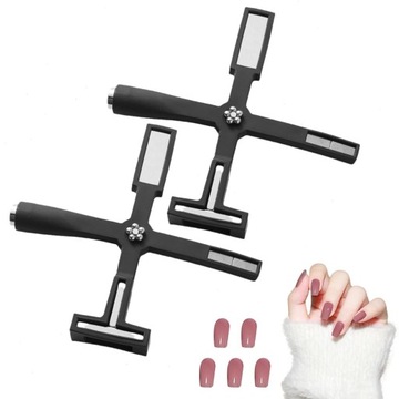 2 Pcs 5 in 1 Cat Eye Magnet For Nails, Multifunctional Cat Eye Magnet Cross