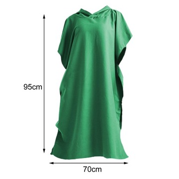 Пончо для пляжного серфинга с гидрокостюмом с капюшоном Dry Change Change Water L XL