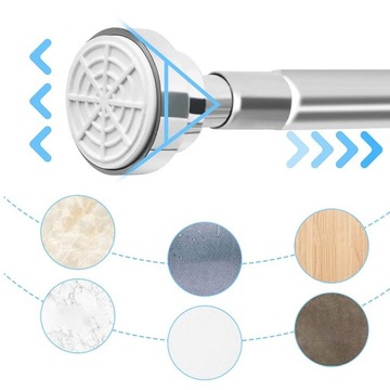 Регулируемая выдвижная штанга для одежды 50-85 см.