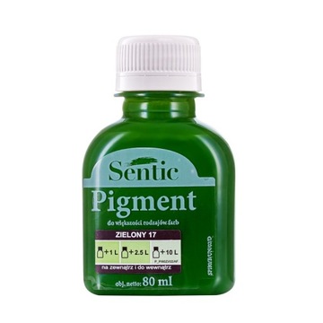 Pigment do farb SENTIC 80ml - ZIELONY D17