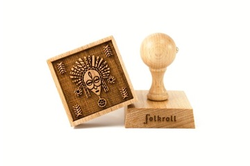 Stempel grawerowany do ciastek AFRYKAŃSKA MASKA