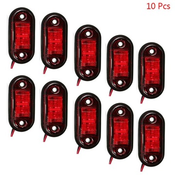 10 szt Warning Light Lampa obrysowa boczna LED