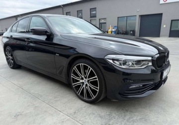 BMW Seria 5 G30-G31 Limuzyna 520d 190KM 2018 BMW Seria 5 Serwisowany w ASO bezwypadkowy wentylowane fotele panorama, zdjęcie 10