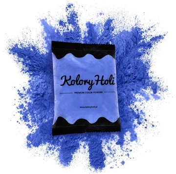 Kolory Holi proszek puder Festiwal Kolorów CIEMNY NIEBIESKI granatowy