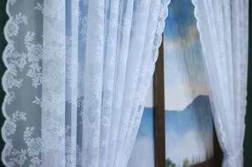 КОМПЛЕКТ ЖАККАРДОВЫХ ШТОР С ЛЕНТОЙ ГОТОВАЯ ШТОРА БЕЛАЯ ГОТОВАЯ ШТОРА 300Х130