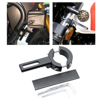 Uchwyt reflektora motocyklowego, rura widelca, przedłużenie reflektora 2-3..5CM