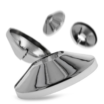 МАСКИРОВОЧНАЯ РОЗЕТКА для труб 18 мм ХРОМ Разъемная крышка радиатора