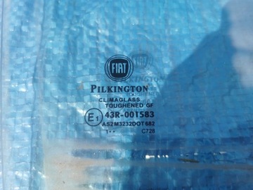 FIAT PANDA 3 III 11R- SKLO (OKNO) DVEŘE PRAVÁ PŘEDNÍ