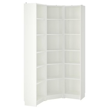 BILLY regał narożny 95/95x28x202 cm biały IKEA