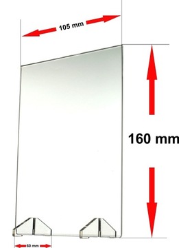 Подставка для МЕНЮ А6, описание, Подставки из оргстекла, тип Т