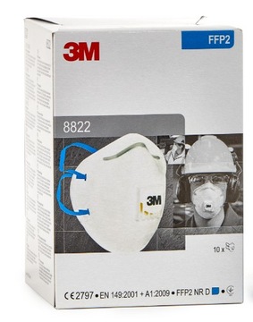 МАСКА 3М Модель 8822, упаковка 10 шт.