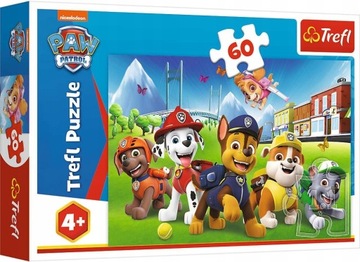 PUZZLE 60 PSI PATROL NA POLANIE PAW PATROL TREFL