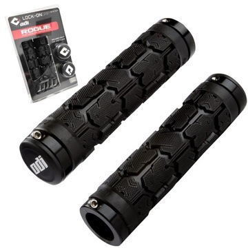 Chwyty MTB ENDURO ODI Rogue Lock-On CZARNE 130mm