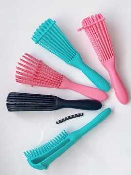 Афро вьющаяся кисть для расчесывания волос