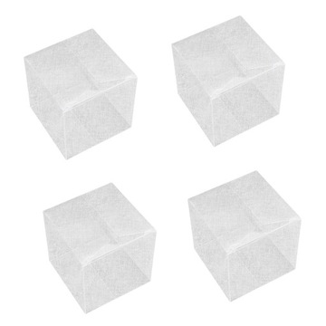 Коробка для макарон прозрачная 5,5*5,5*3,3см 50шт.