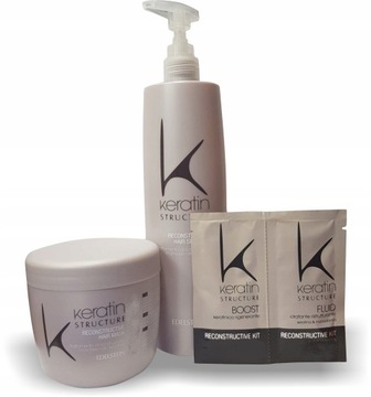 Edelstein Keratin Structure szampon +maska +botox