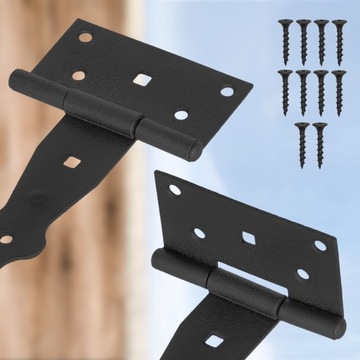 ПЕТЛЯ ДВЕРНАЯ СТРОИТЕЛЬНАЯ БЕСЕДКА ЧЕРНАЯ 100 ММ