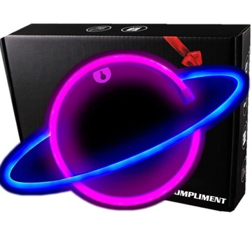 Neon LED Baterie/USB Na ścianę Kometa