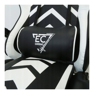 Поворотное игровое кресло с подставкой для ног массажер EC GAMING KO24B