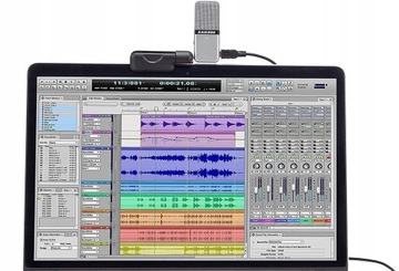 ПОРТАТИВНЫЙ КОНДЕНСАТОРНЫЙ МИКРОФОН SAMSON GO MIC USB PC MAC 16BIT + КРЫШКА