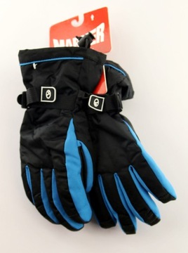 Перчатки MARKER мужские молодёжные ЛЫЖНЫЕ, размер М, тёплые флисовые зимние