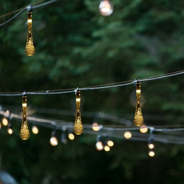 СОЛНЕЧНЫЕ САДОВЫЕ ЛАМПЫ ICILES 6.5M 30LED WARM