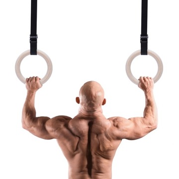DREWNIANE PIERŚCIENIE KÓŁKA GIMNASTYCZNE DO 300KG