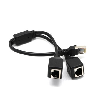 2-Y адаптер-разветвитель локальной сети Ethernet