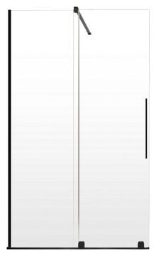 Kabina ścianka RADAWAY Furo Black 90x200 LEWA