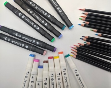 РУЧКИ TRAVELBOX ДВОЙНОЙ СПИРТ НА ВОДНОЙ ОСНОВЕ КАРАНДАШИ