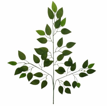 LEAF LEAVES БОЛЬШАЯ ПЛОТНАЯ ИСКУССТВЕННАЯ Ветка для центрального украшения трехветвевого фикуса Бенджамина