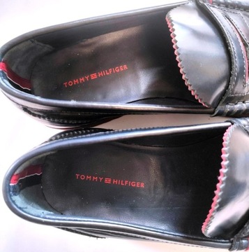 Buty męskie półbuty mokasyny TOMMY HILFIGER 40 granatowe niebieskie Andre