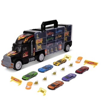 Грузовик, Эвакуатор, Транспортер + 6 машинок, Подарочный набор для детей