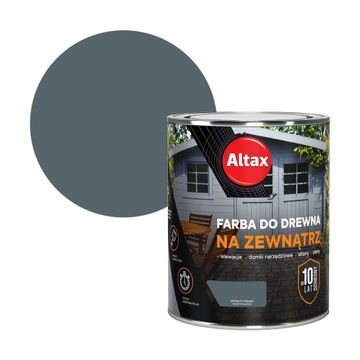 ALTAX FARBA DO DREWNA 0,75L ANTRACYT PÓŁMAT