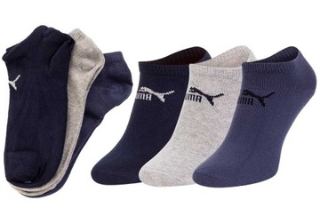 PUMA SKARPETKI STOPKI 3 PARY BLUE/GRAY/NAVY r.43-46