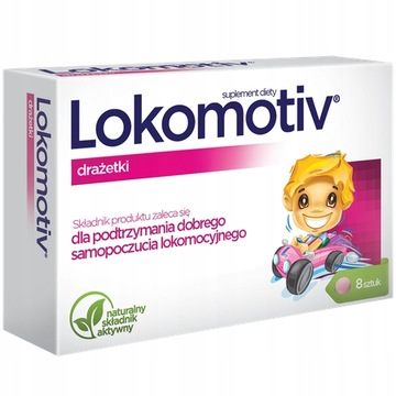 Lokomotiv Drażetki 8 szt NUDNOŚCI W PODRÓŻY