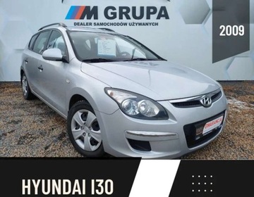 Hyundai i30 I CW 1.4 DIHC CVVT 109KM 2009 Hyundai i30 Hyundai I30 i30cw 1.4 blue Comfort