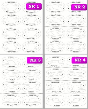 ШАБЛОНЫ ДЛЯ ЛИНИИ ТЕНЕЙ МАКИЯЖ ПОДВОДКА ДЛЯ ГЛАЗ КОШАЧИЙ ГЛАЗ