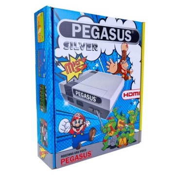 Консоль PEGASUS SILVER HD, ретро-игра MARIO TV, детская игрушка