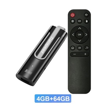 Transpeed Amlogic S905Y4 ATV Android13 TV Stick z aplikacjami telewizyjnymi