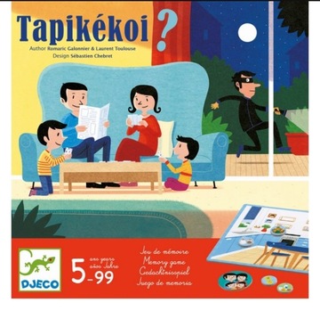 Djeco: Gra pamięciowa Tapikekoi 5+ 8542