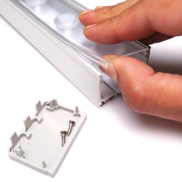 100cm lampa SMUGOWA bardzo jasna KIT diody OSRAM do gładzi suche tynki